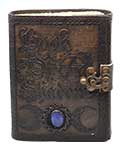 Book of Shadows aged looking paper leather w/ latch