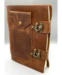 Soft leather w/ Double latch