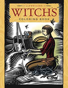 Witchs coloring book by Llewellyn