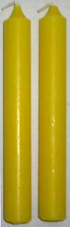 1/2" Yellow Chime Candle 20 pack