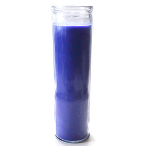Purple 7-day jar candle