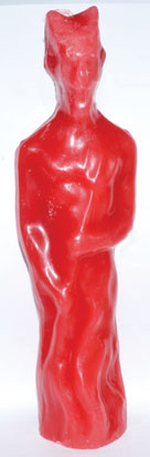 7 1/2" Devil Red candle