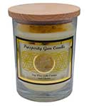 Prosperity gem stone soy candle