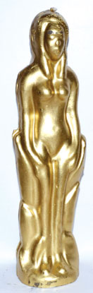 Gold Female candle 7