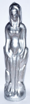 Silver Female candle 7
