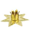 Gold-toned Fairy Star Chime candle holder