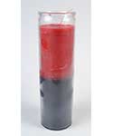 Red/ Black 7 day jar candle
