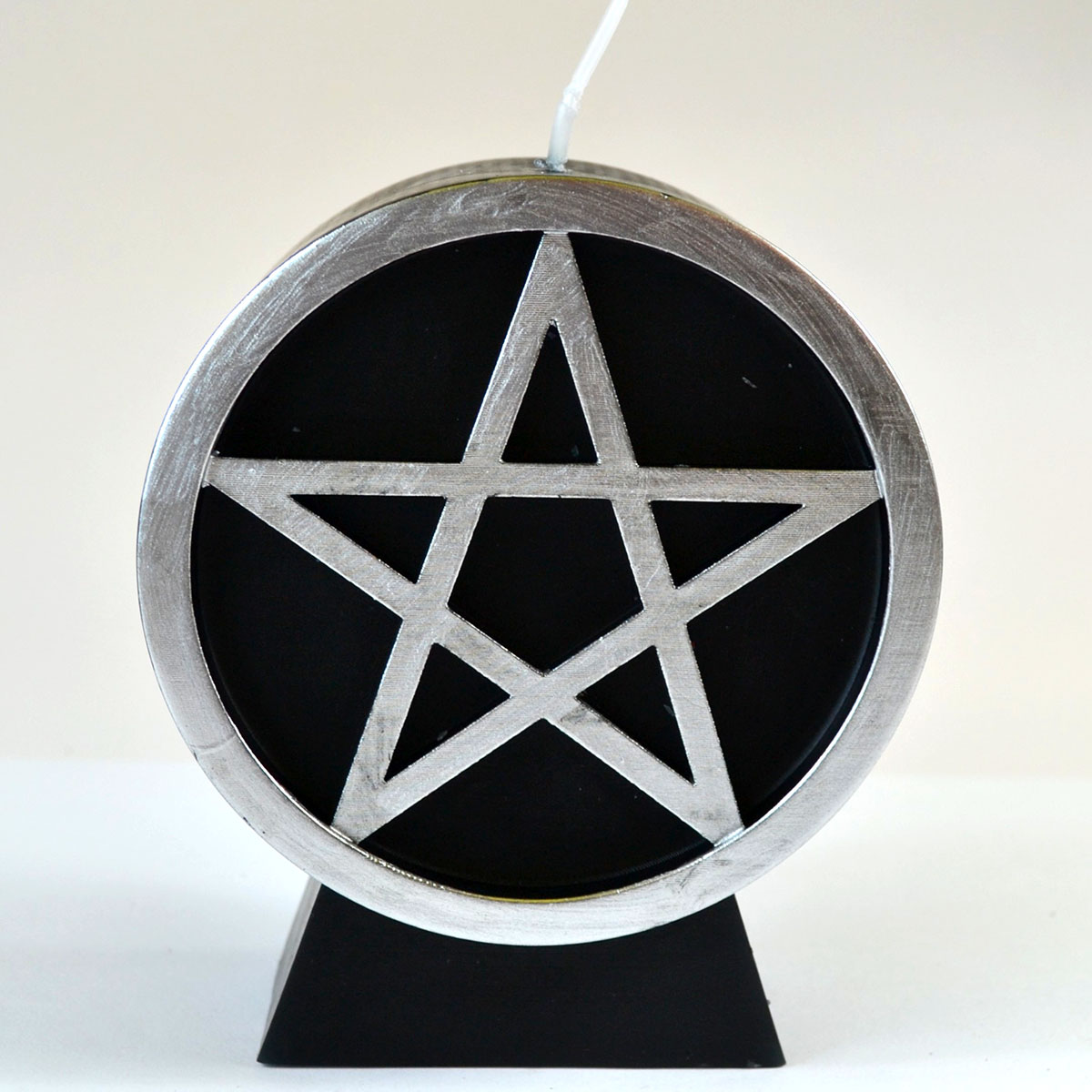 Black Pentacle candle