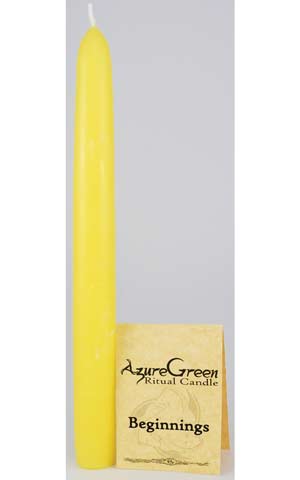 New Beginnings ritual candle
