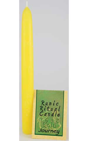 Journey Runic ritual candle