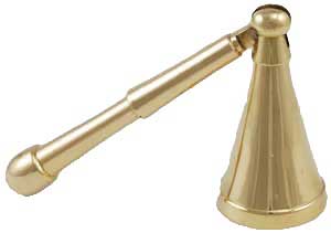 Long Belled Brass candle snuffer