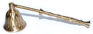 Brass Renaissance candle snuffer