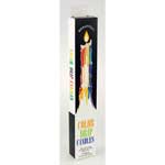 (set of 2) Mutli-Color Drip candles