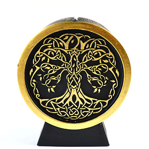 Black Tree of Life candle