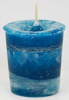 Angel's Influence Herbal votive - teal