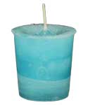 Dreams Herbal votive - light aqua