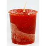 House Warming Herbal votive - red brown