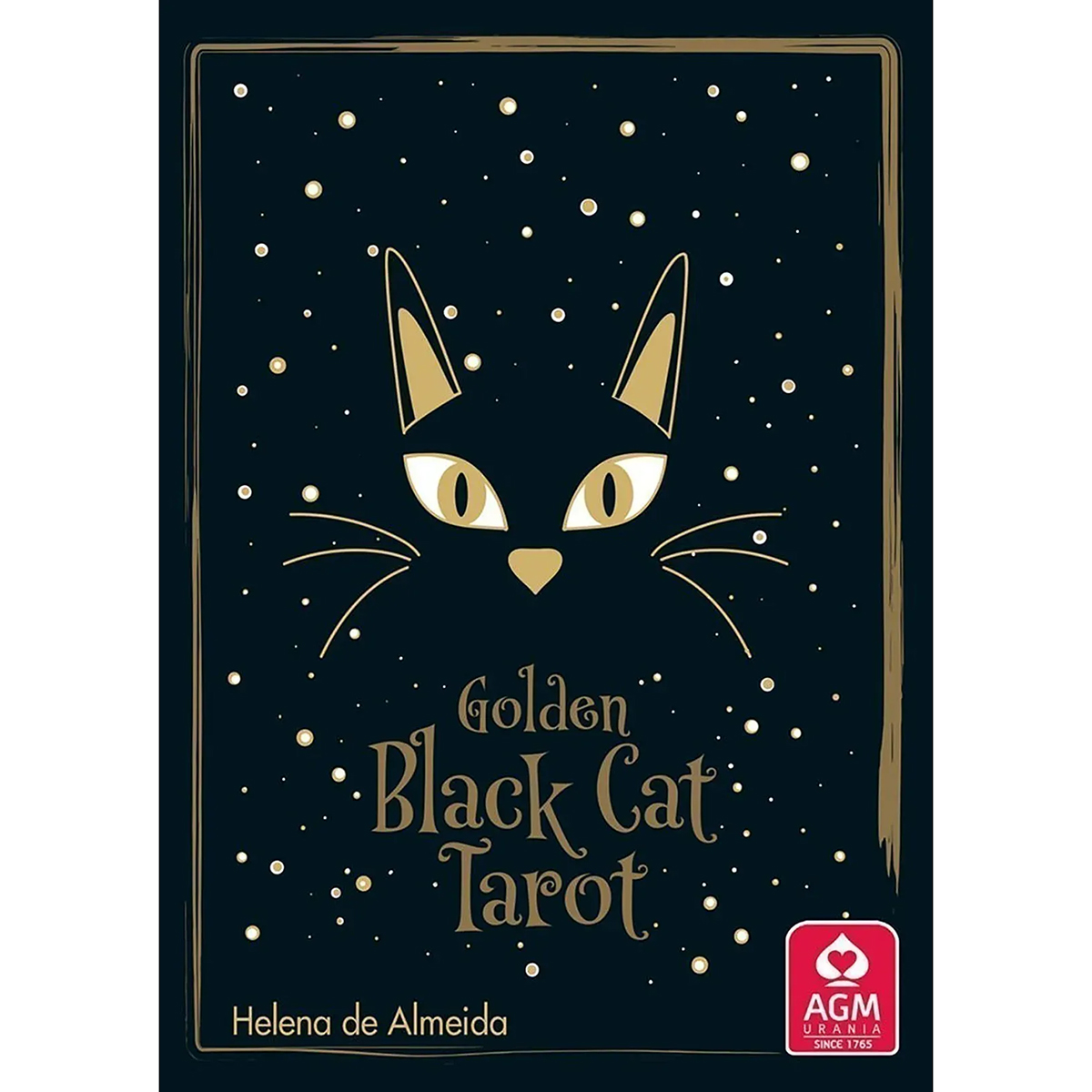 Golden Black Cat by Helena De Almeida