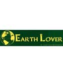 Earth Lover bumper sticker