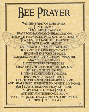 Bee Prayer poster