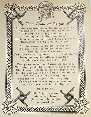 Caim of Brigit poster