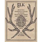 Elk Prayer poster