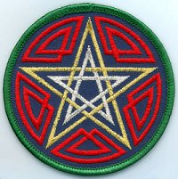 Celtic Pentagram patch 3