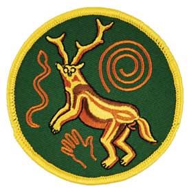 Paleo Shaman iron-on patch 3