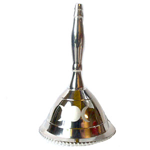 Altar Bell with Triple Moon Design 2 1/2