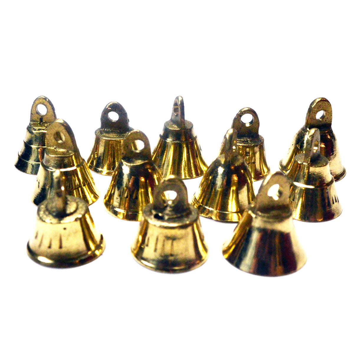 (set of 12) Brass Bell 3/4