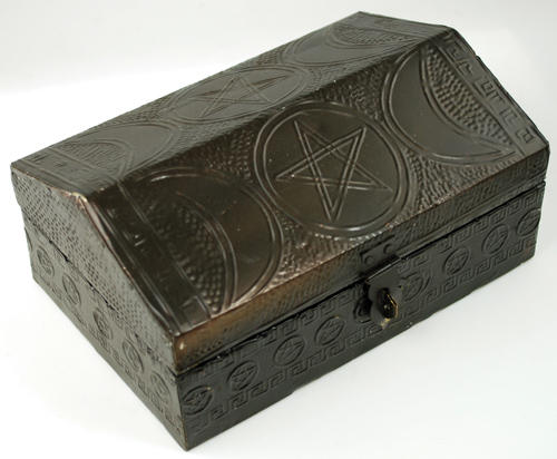 Triple Moon Pentagram Box