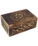 Celtic Circle Pentagram Box
