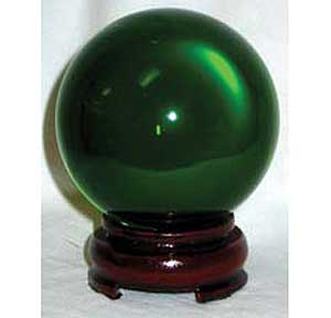 80mm Green gazing ball