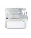 (set of 2) Cube gazing ball stand