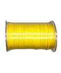 Yellow Waxed Cotton cord 2mm 100 yds