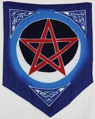 Pentacle Moon Pennant 18