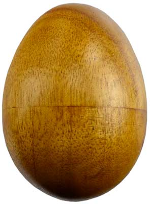 Wooden Egg Saker instrument