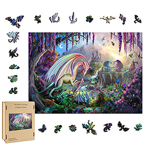 Dragon wood puzzle