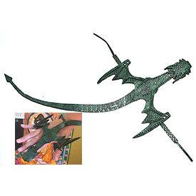 Green Dragon hand pet