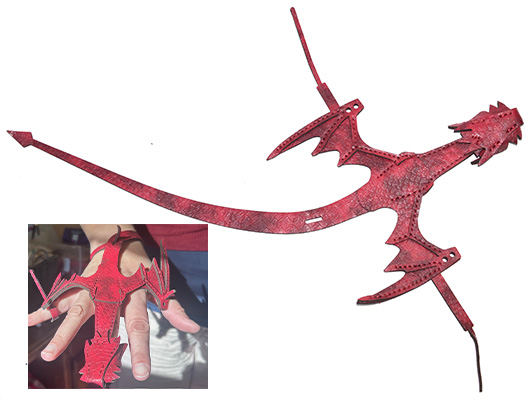 Red Dragon hand pet