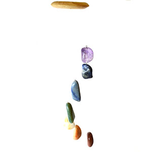 Chakra Tumbled Stones wind chime