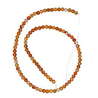 4mm  Carnelian beads
