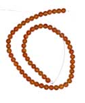 6mm Carnelian beads