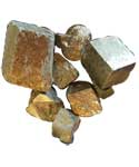 1 lb Pyrite cubed stones