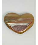 small Heart Puffed Druse Agate