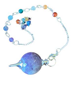 Amystyst 7 Chakra ball pendulum