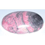Rhodonite palm stone