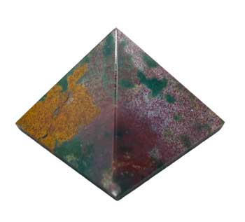 25-30mm Bloodstone pyramid