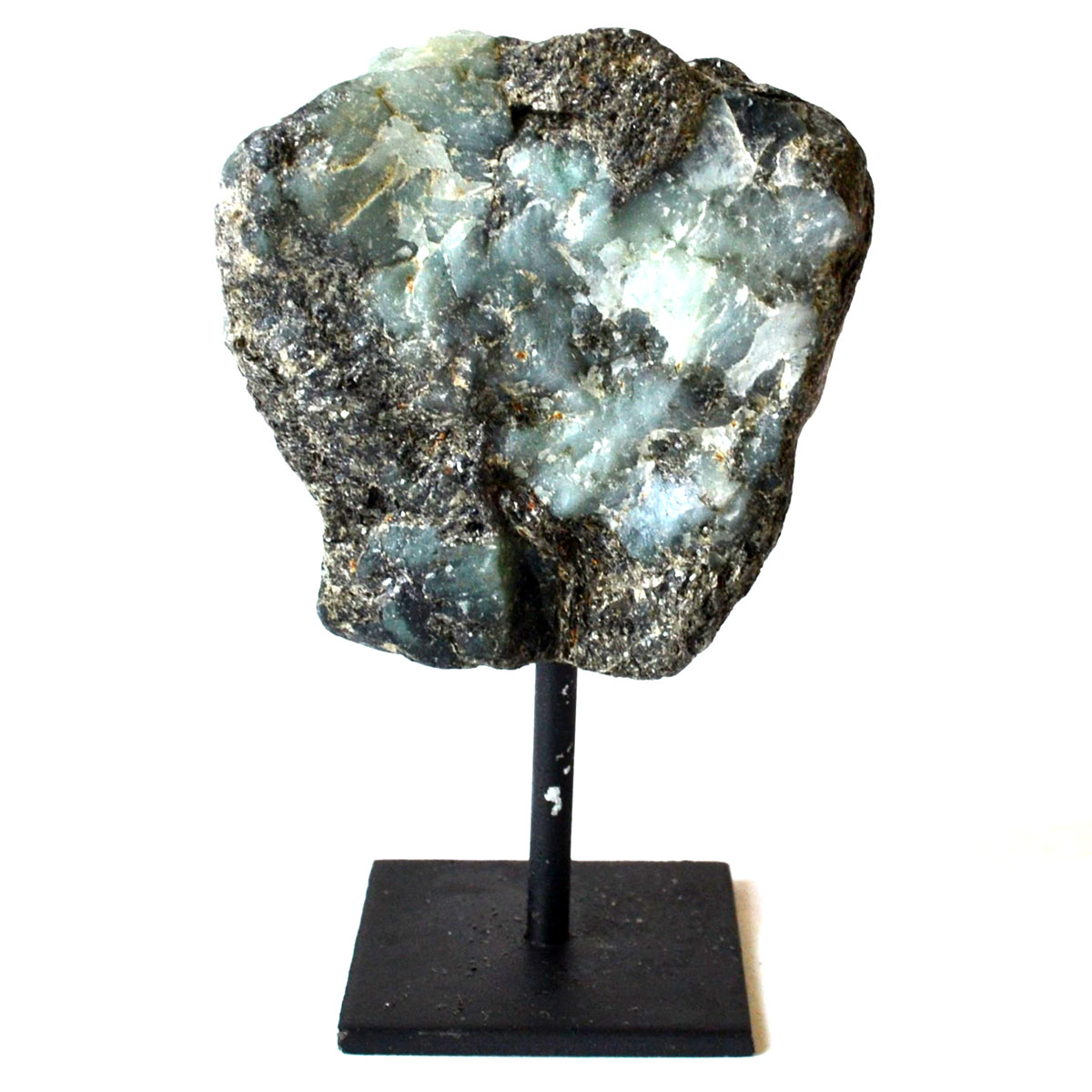 Emerald on black stand