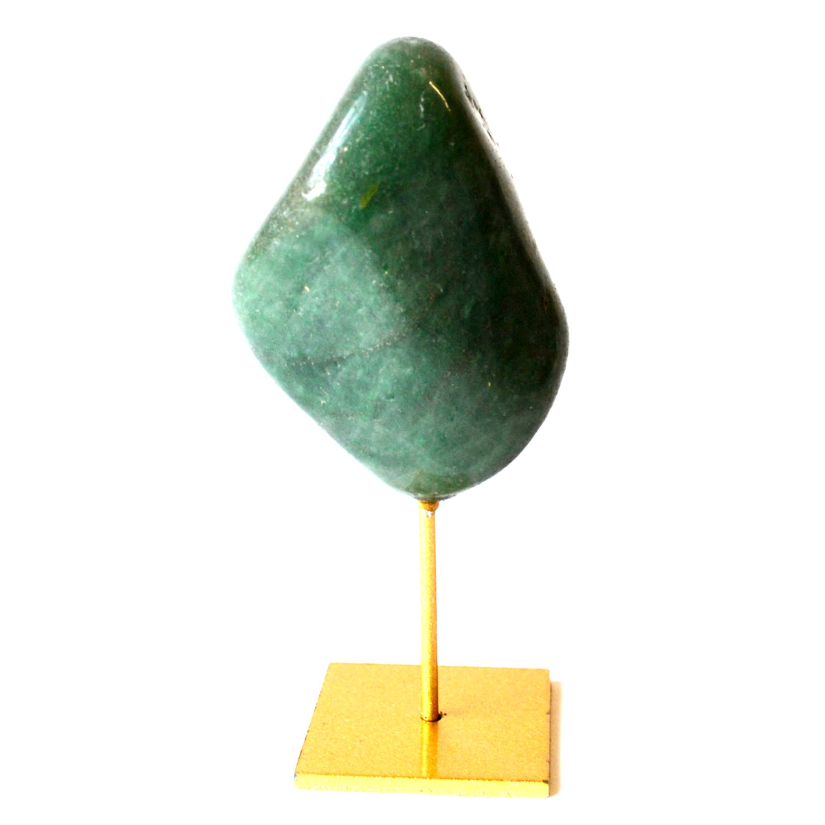 Red Agate on gold stand